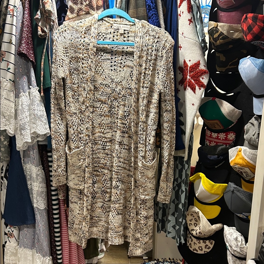Knox Rose Multicolor Knit Cardigan